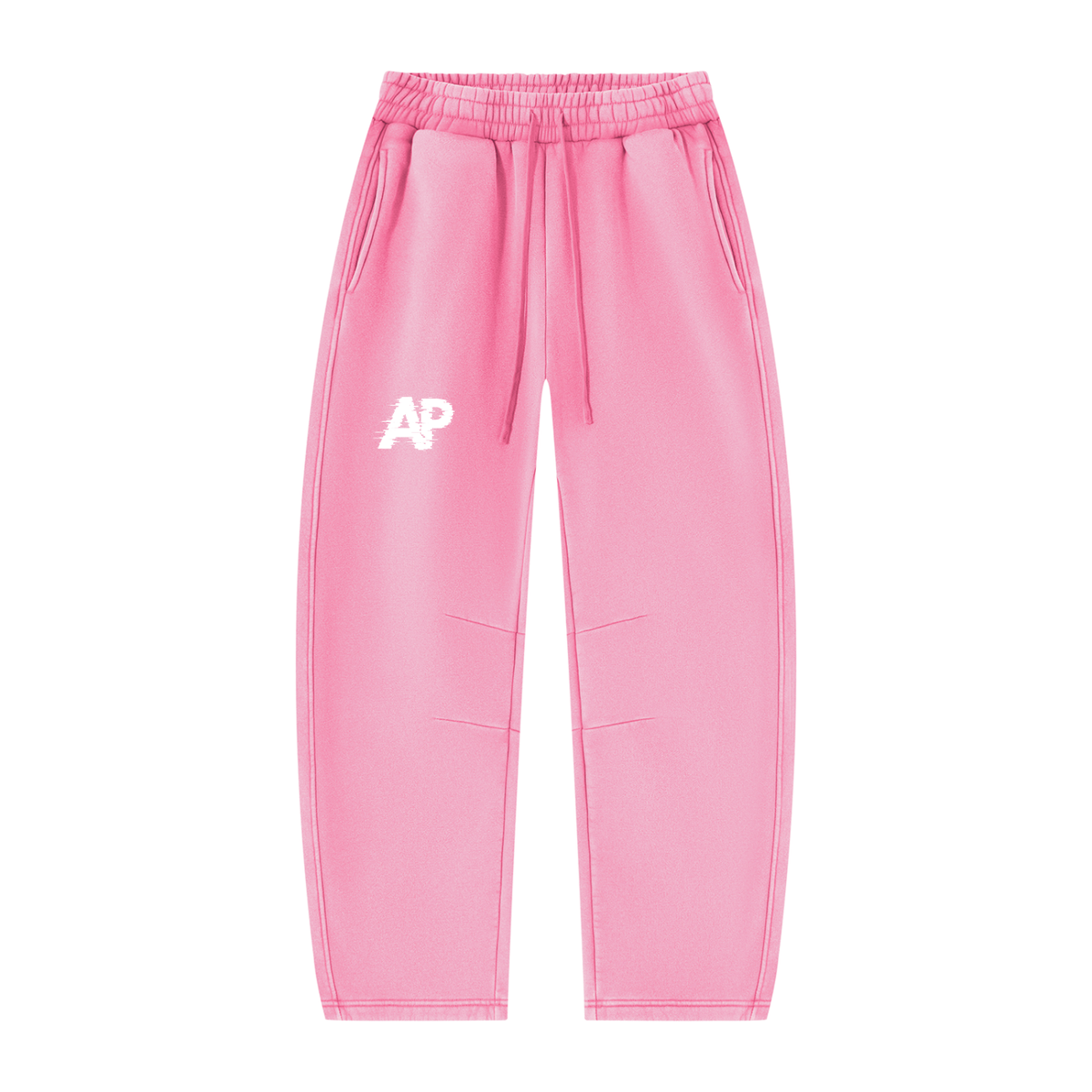 Unisex Vintage Wash Barrel Leg Fleece Sweatpants