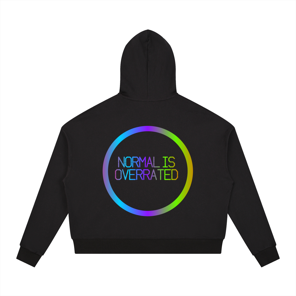 Contrast Drawstring Hoodie