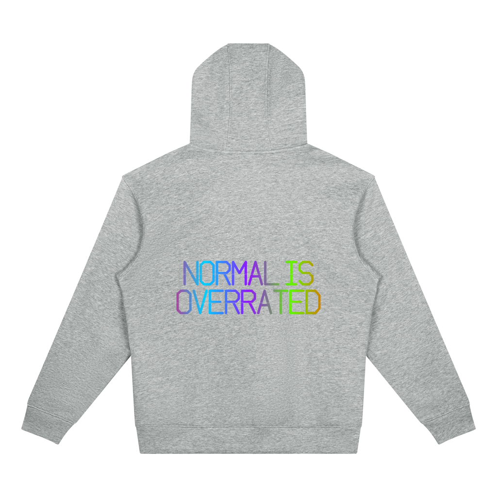 Unisex Drop Shoulder Full Zip Hoodie
