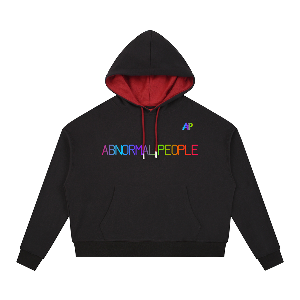 Contrast Drawstring Hoodie