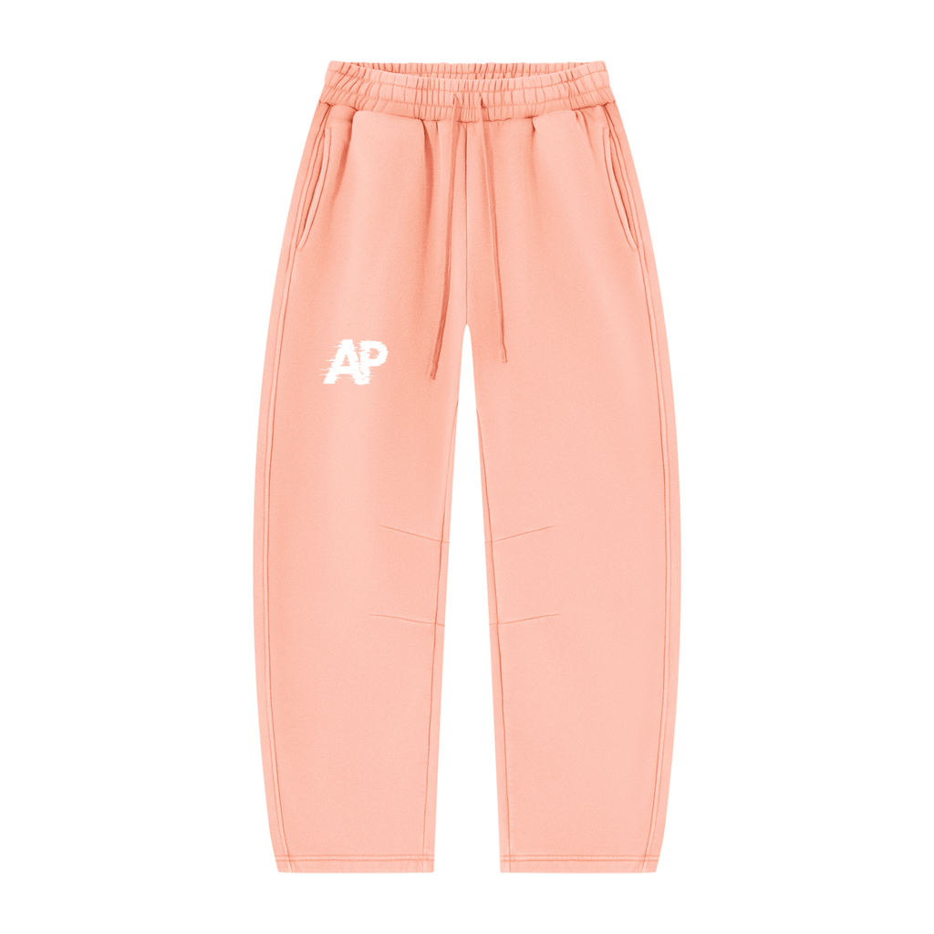 Unisex Vintage Wash Barrel Leg Fleece Sweatpants