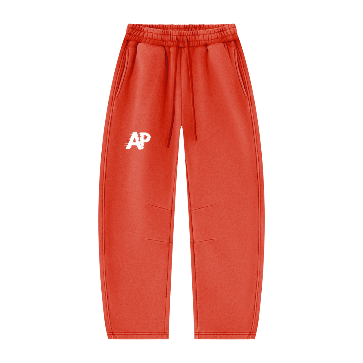 Unisex Vintage Wash Barrel Leg Fleece Sweatpants