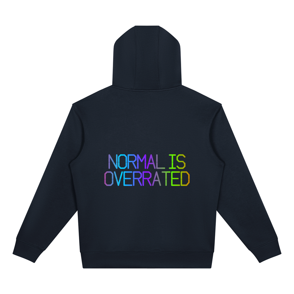 Unisex Drop Shoulder Full Zip Hoodie