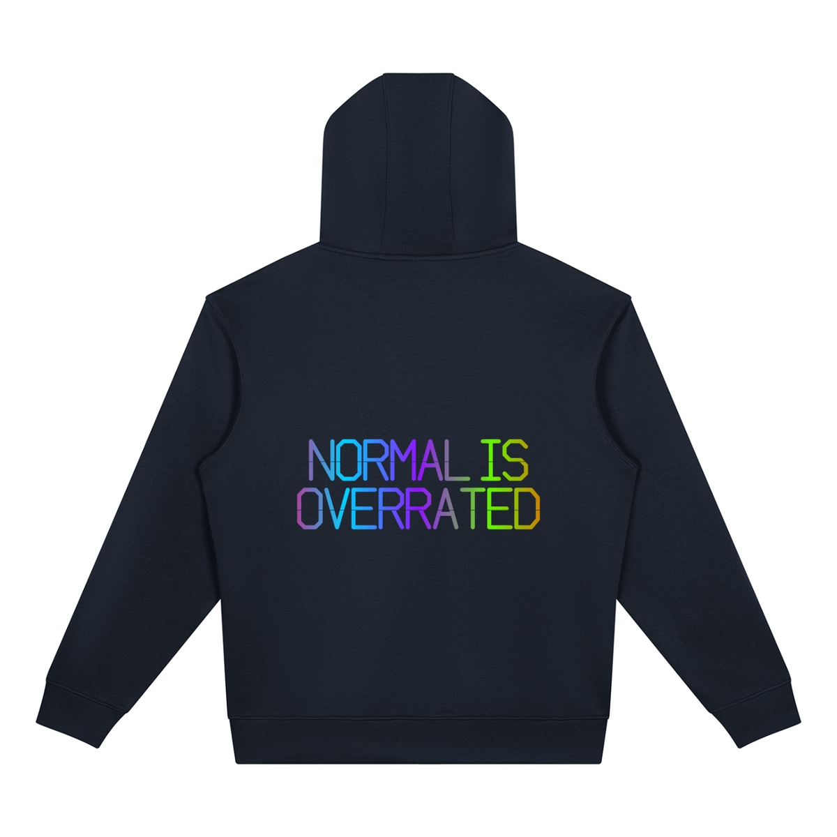 Unisex Drop Shoulder Full Zip Hoodie