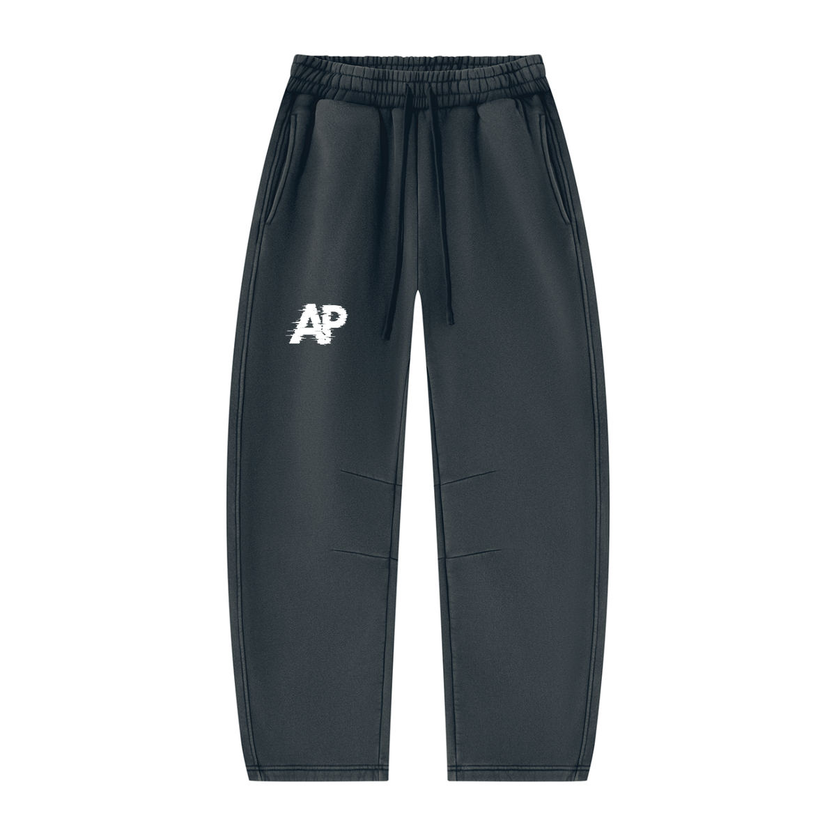 Unisex Vintage Wash Barrel Leg Fleece Sweatpants