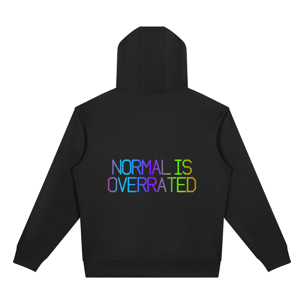 Unisex Drop Shoulder Full Zip Hoodie