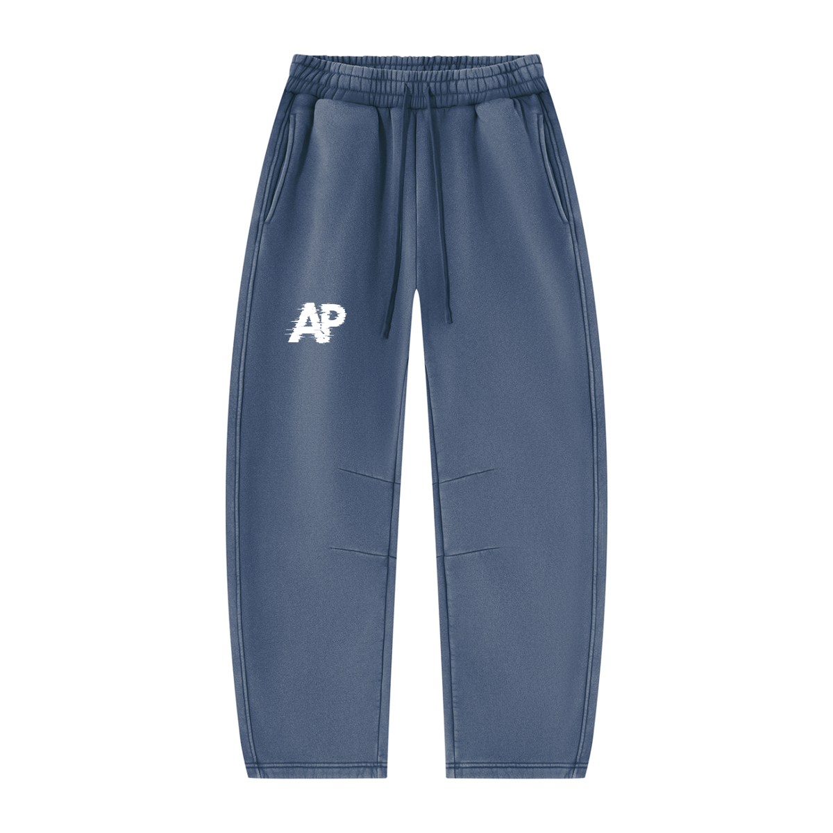 Unisex Vintage Wash Barrel Leg Fleece Sweatpants