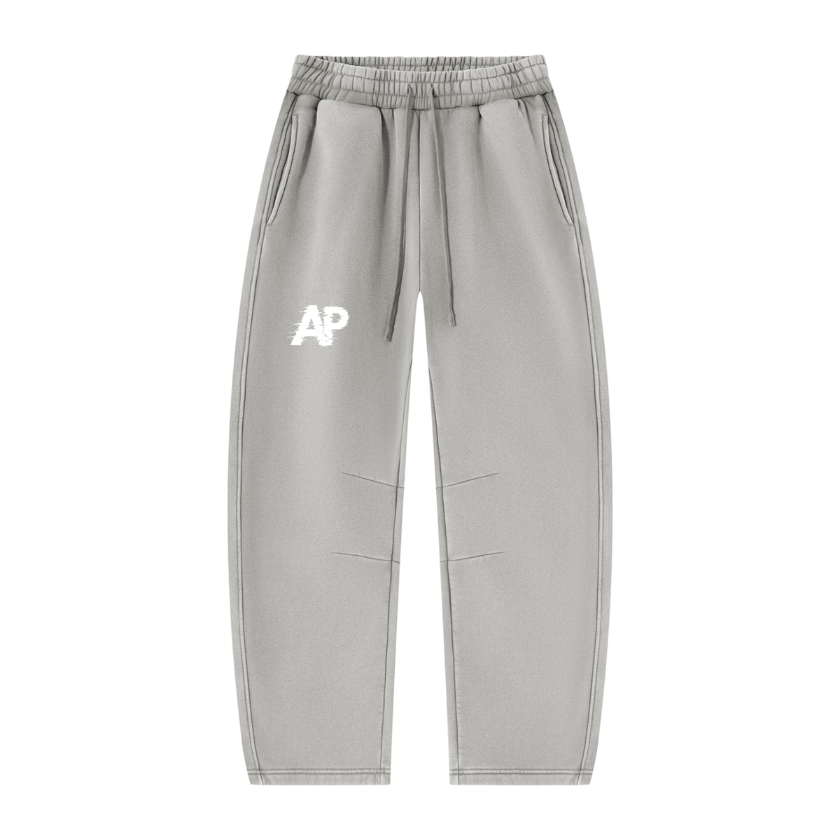 Unisex Vintage Wash Barrel Leg Fleece Sweatpants
