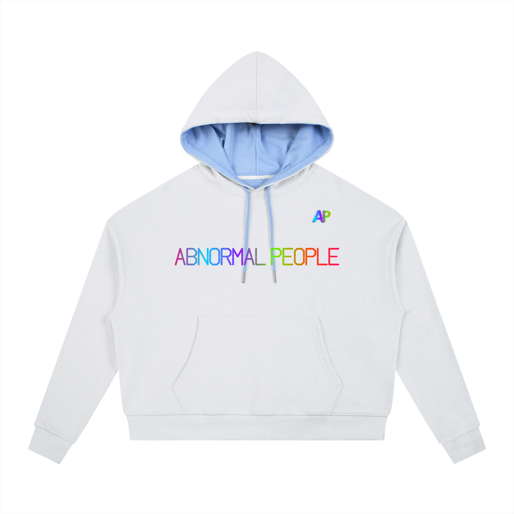 Contrast Drawstring Hoodie