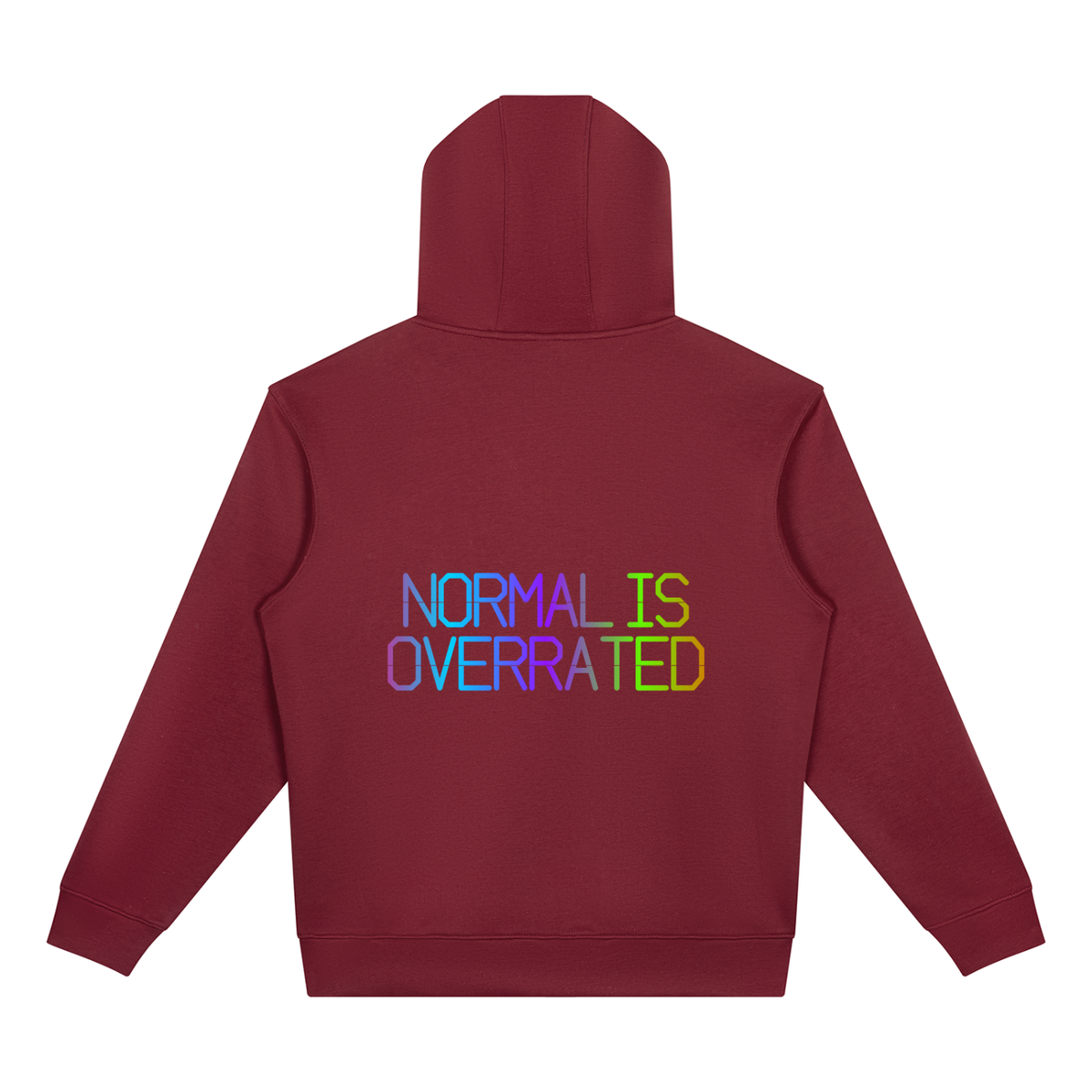 Unisex Drop Shoulder Full Zip Hoodie
